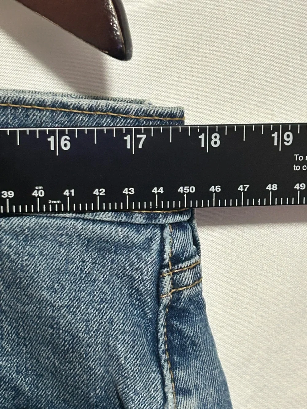 Levi's 505 Jeans 36x29 Blue Straight Leg Denim Classic Fit Distressed